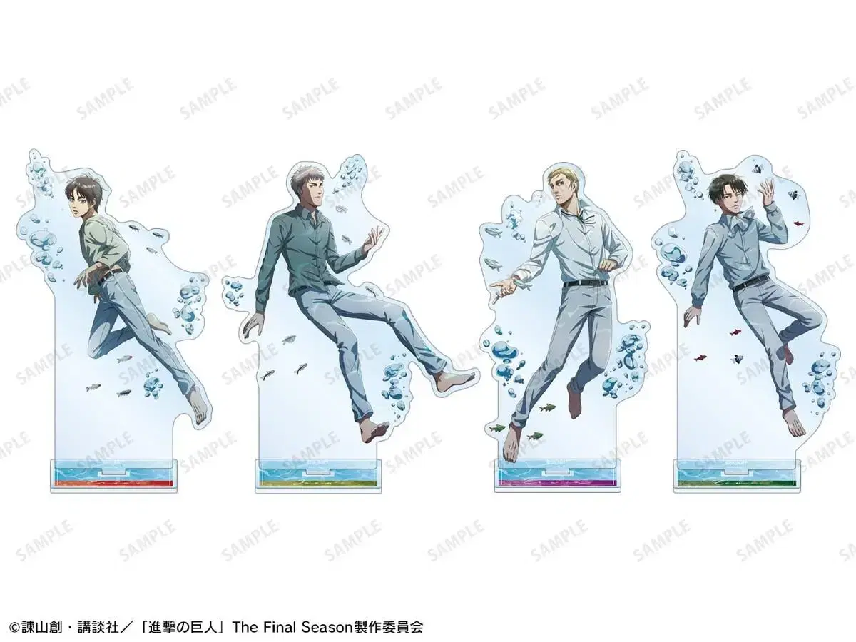 May jin giant underwater aquarium Levi Elvin Eren Jean acrylic