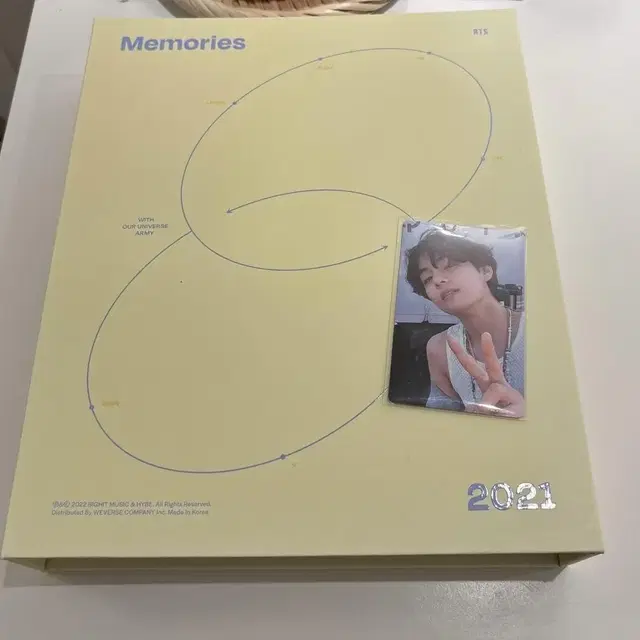 BTS memories of 2021 뷔 포카!디코미사용 풀구성 가능