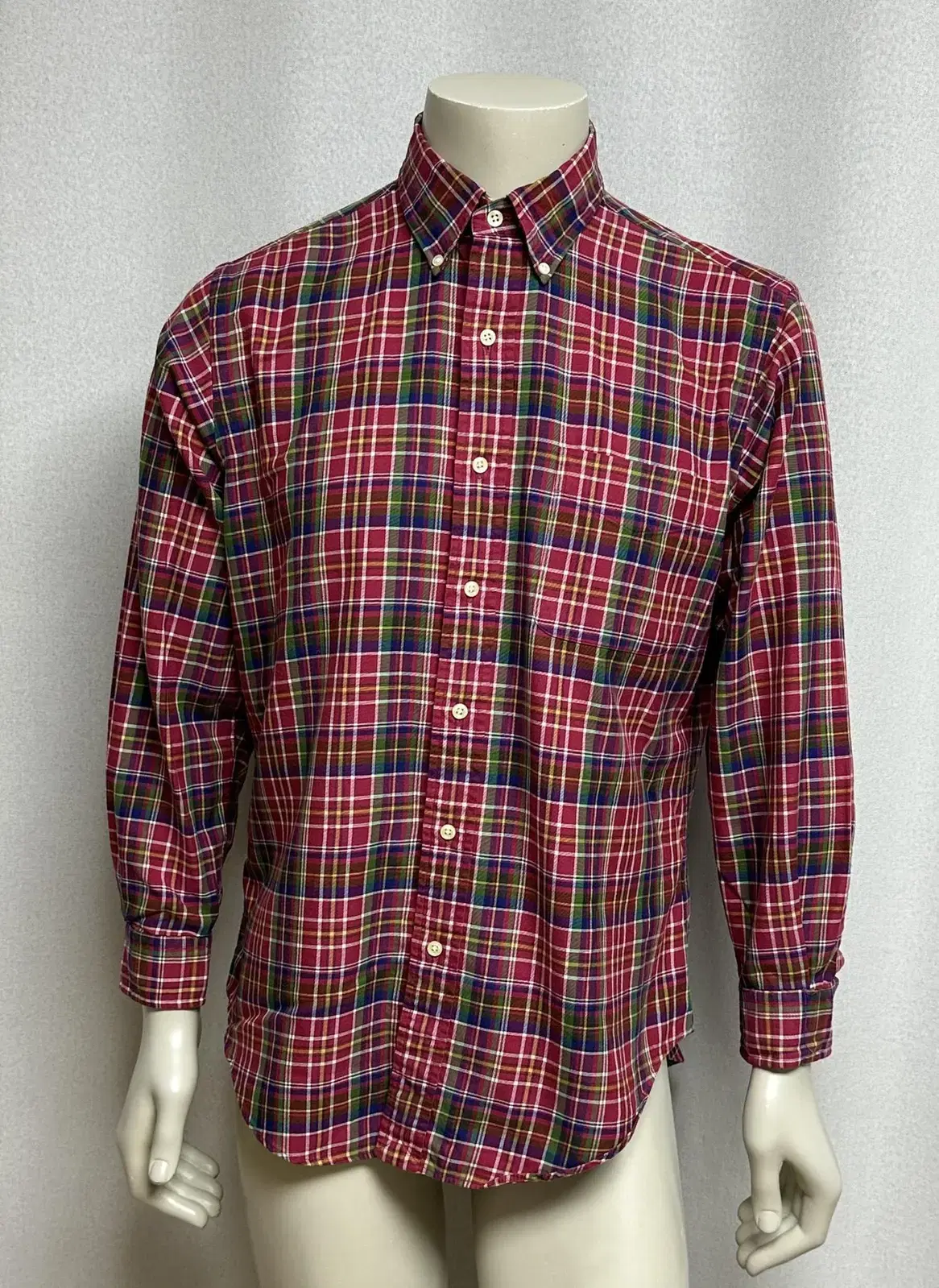 Polo Ralph Lauren Plaid Long-Sleeved Kara-Tee Shirt (M)