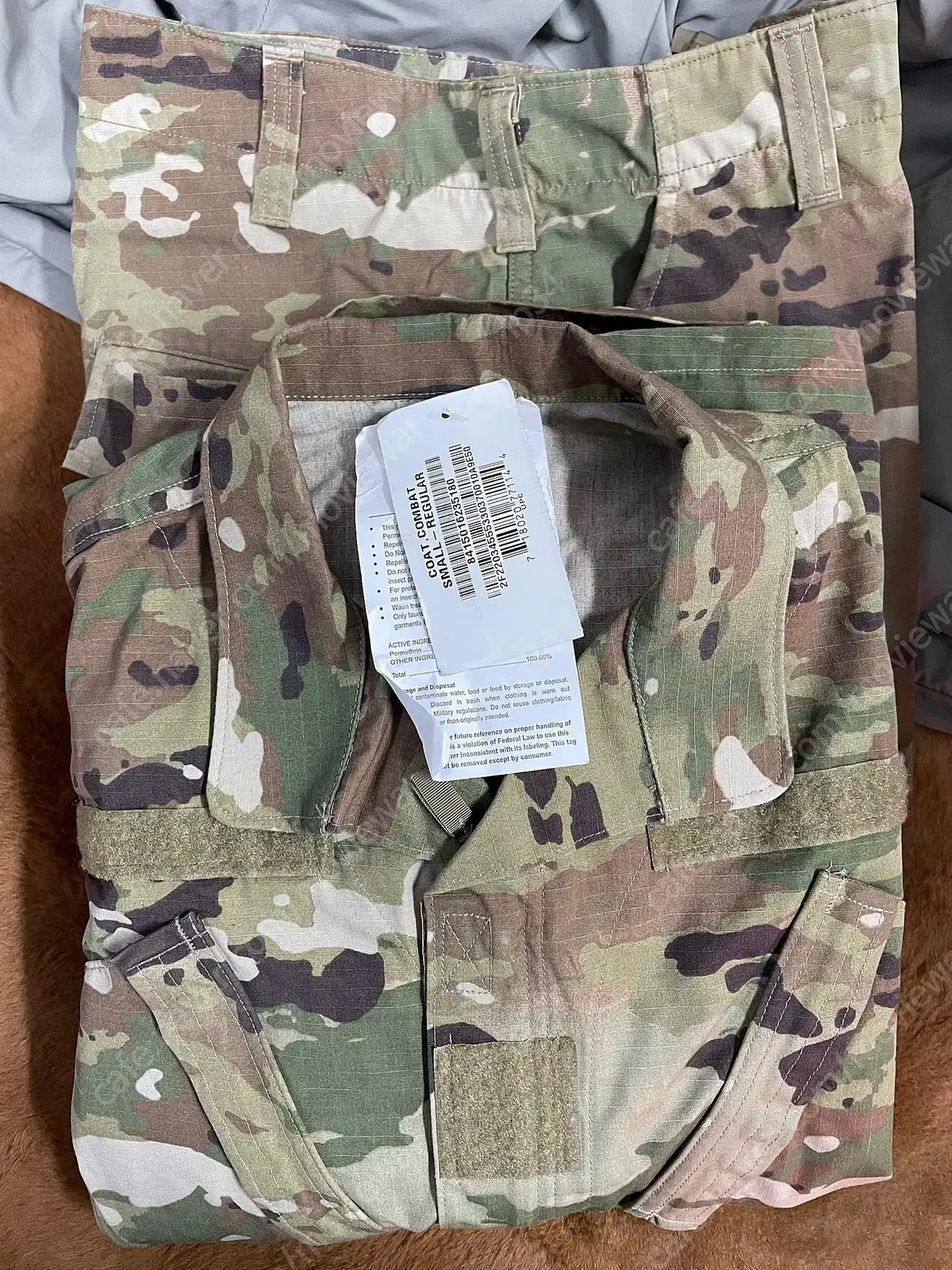 I have a han of US Army OCP combat uniforms (S/R) sell..