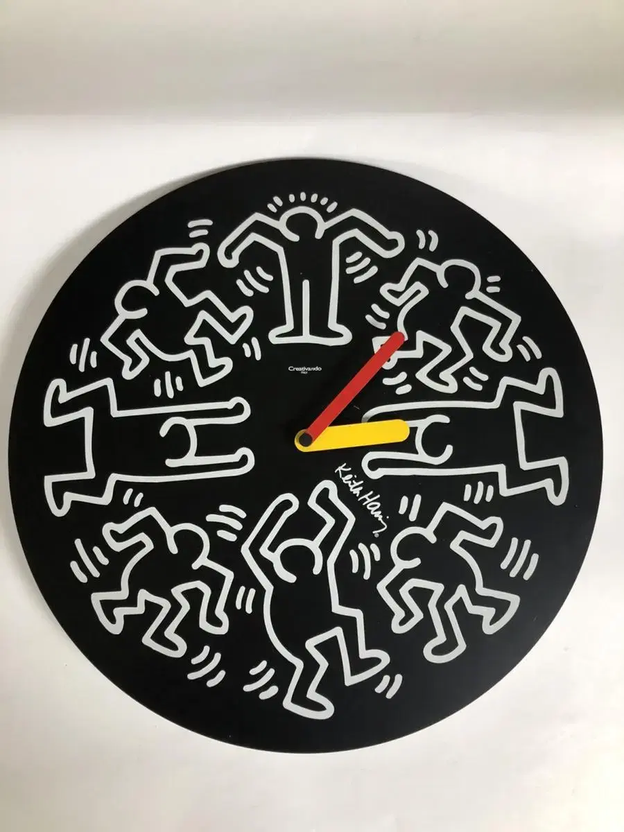 Keith Haring 키스헤링 벽시계