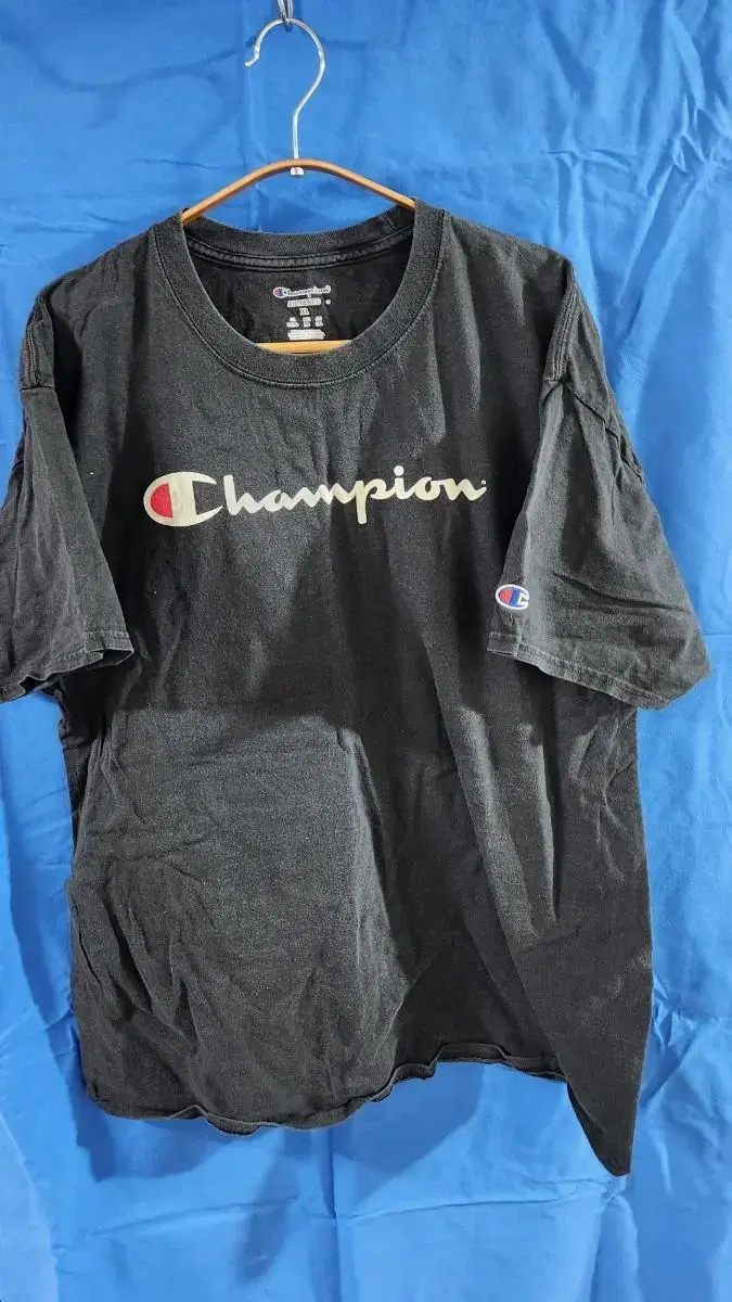 Champion Vahn Short Sleeve Cotton T-Shirt XL Black