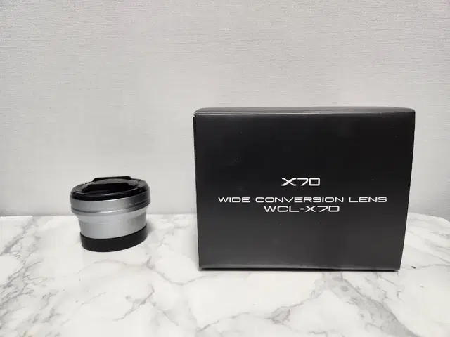 후지WCL-X70 와이드 컨버젼 렌즈 실버