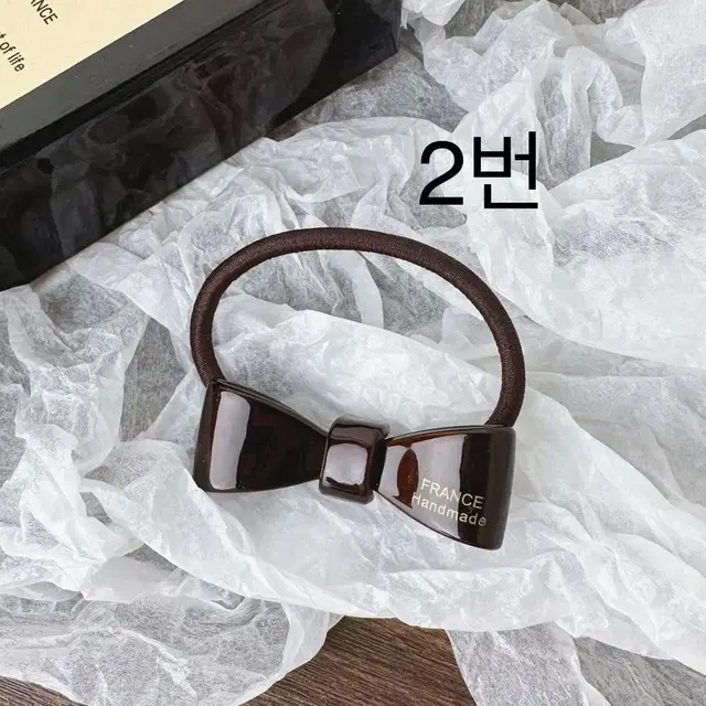 브라운 헤어끈 머리끈 5디자인