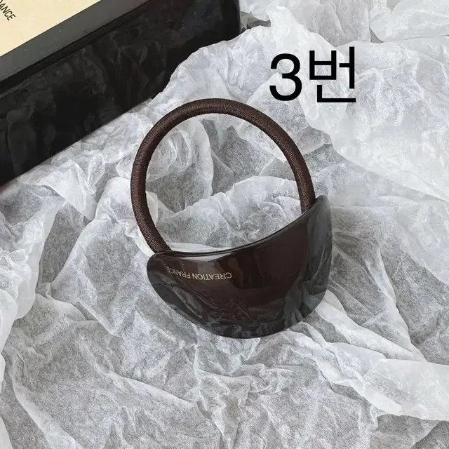 브라운 헤어끈 머리끈 5디자인