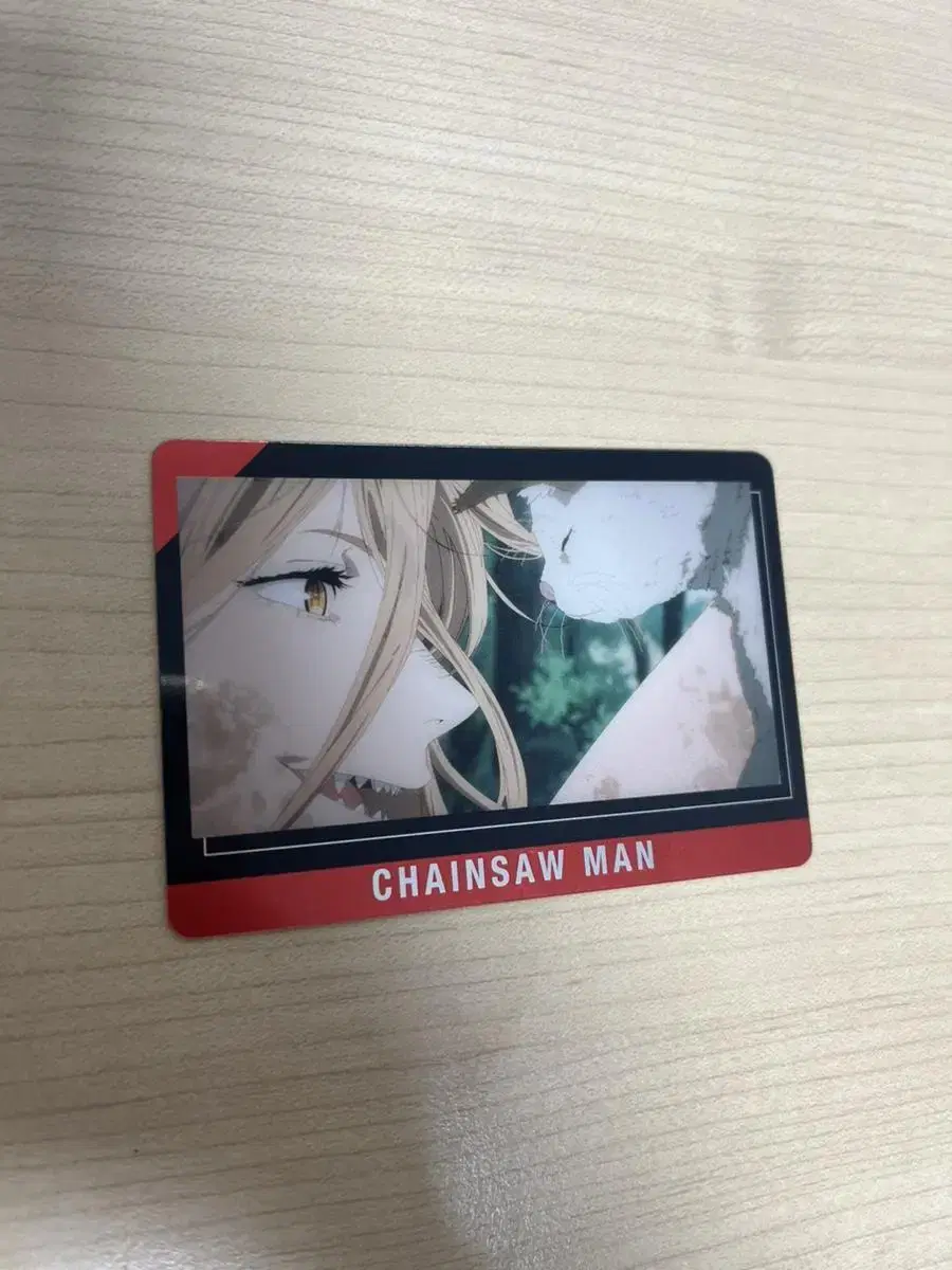 Chainsaw Man Power Clear Card