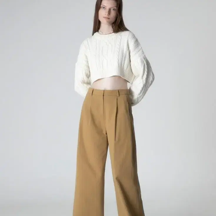 Wide Pants in Mustard VW2AL414-53