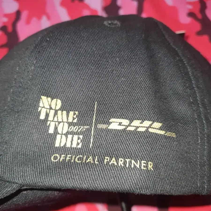 007노타임투다이 DHL 스트랩백 .NO TIME TO DIE