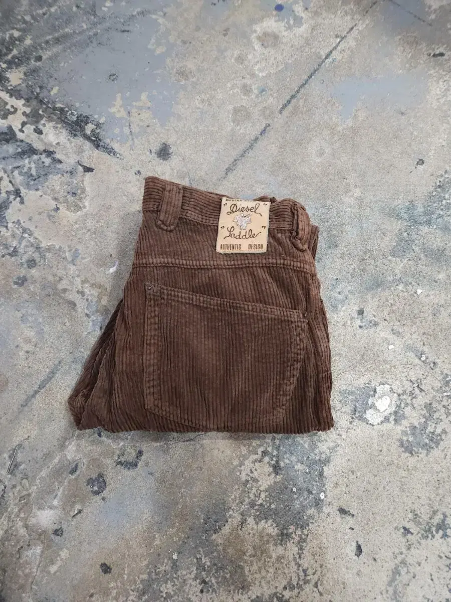 Diesel Brown Corduroy Pants