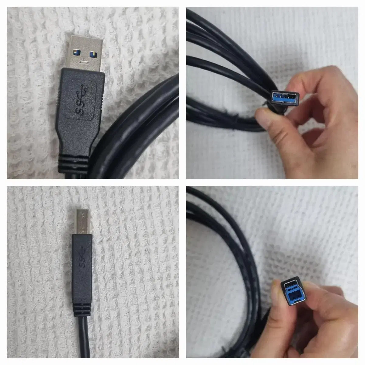 3.0 초고속 USB  프린터 연결선 케이블 연결잭 1.8M