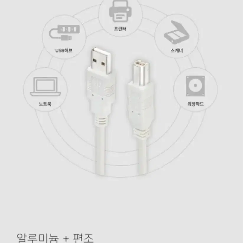 USB 2.0 프린터 케이블 1.8 M