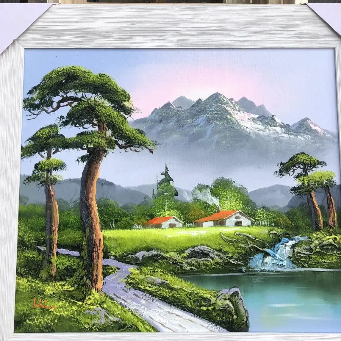 설악산 유화그림