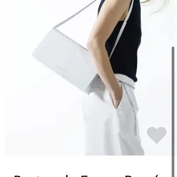 쓰리투에이티 Rectangle Frame Bag (White)