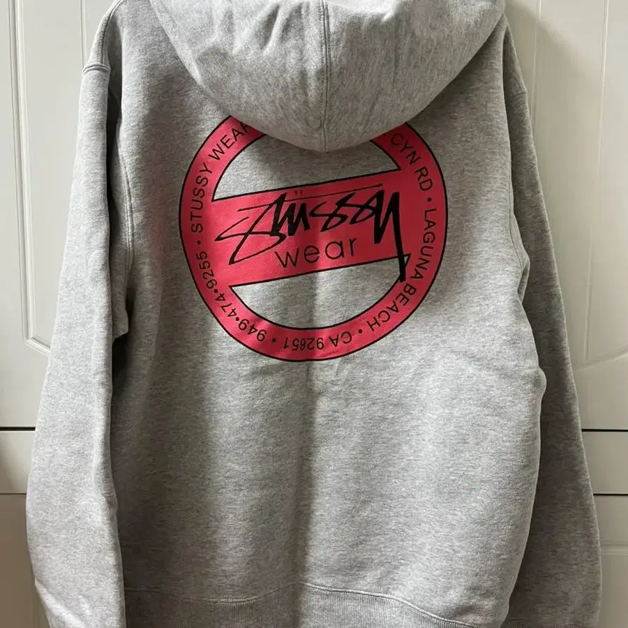 스투시 후드티 헤더그레이 stussy (택 포함)