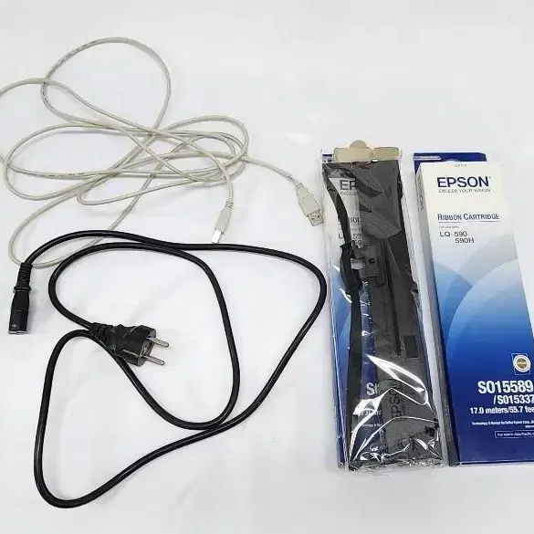 EPSON LQ-590H2 (리본 2개 포함) 도트프린터 택배송장 프린터