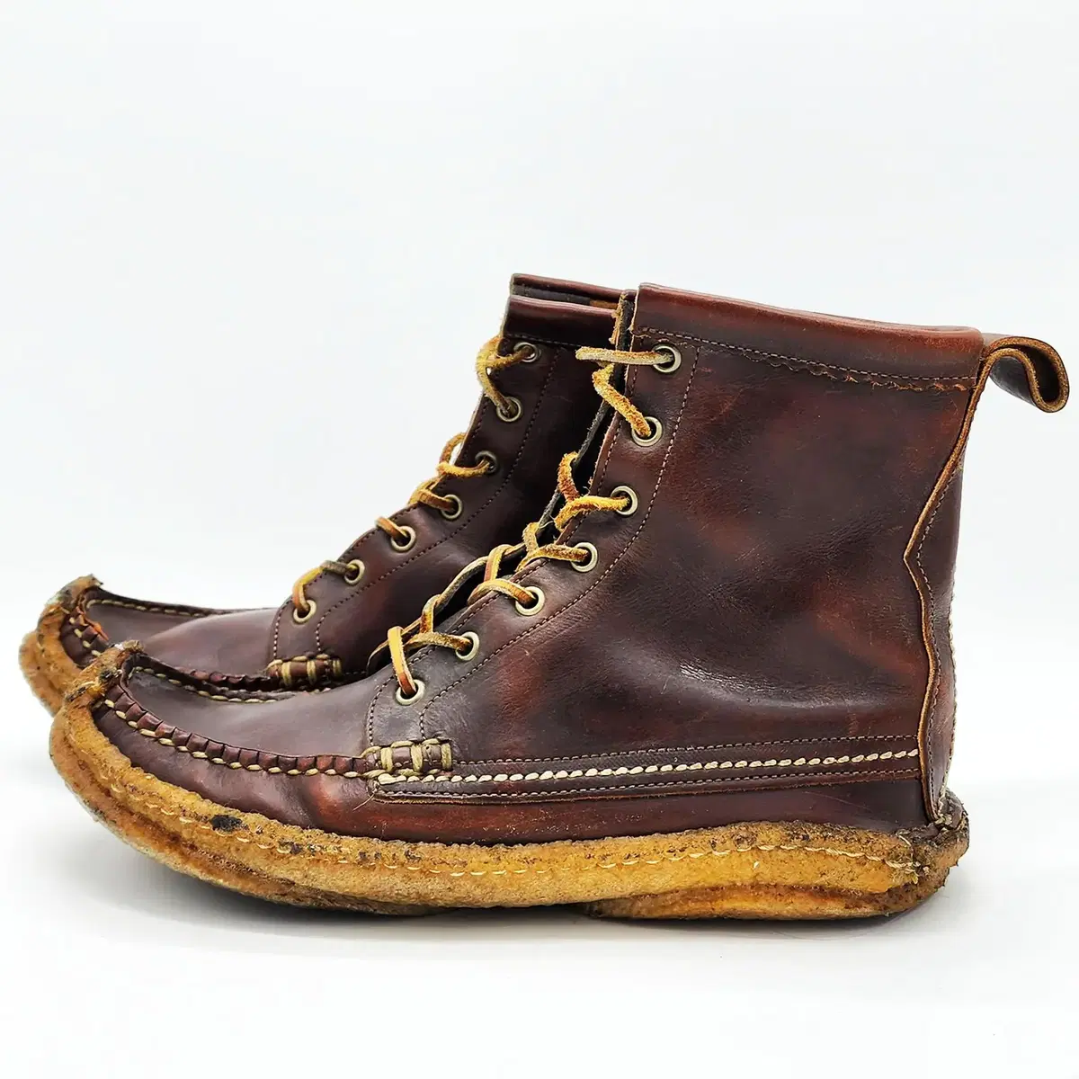 YUKETEN hunt boots 브라운 (260)