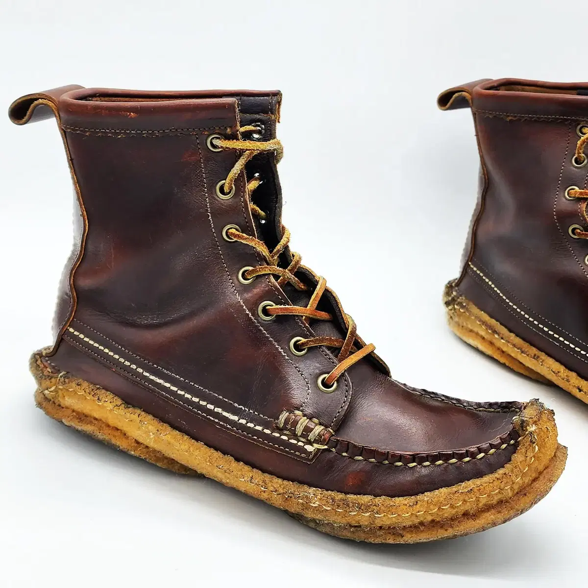 YUKETEN hunt boots 브라운 (260)