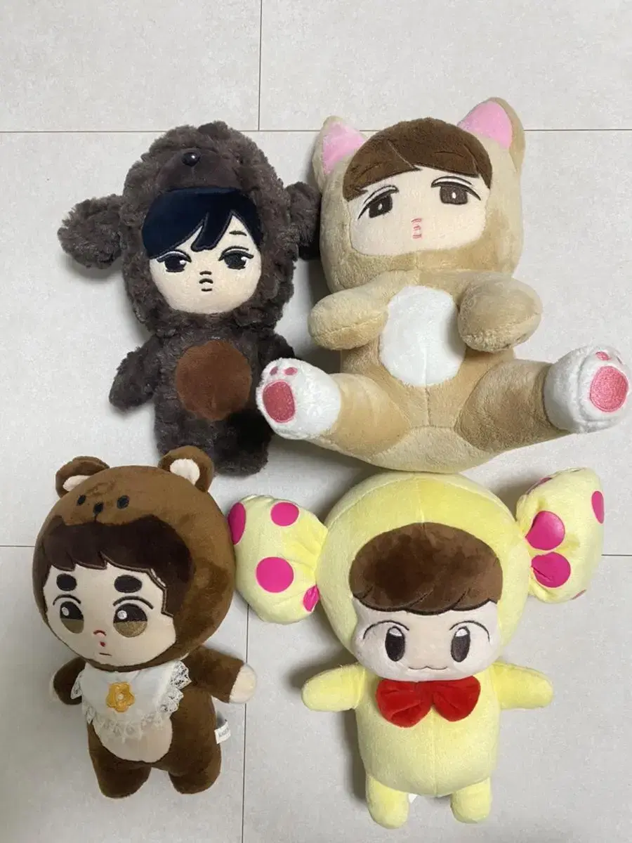 EXO Dolls (D.O.(Do Kyungsoo), Kai(Kim Jongin), Baekhyun(Byun Baekhyun))