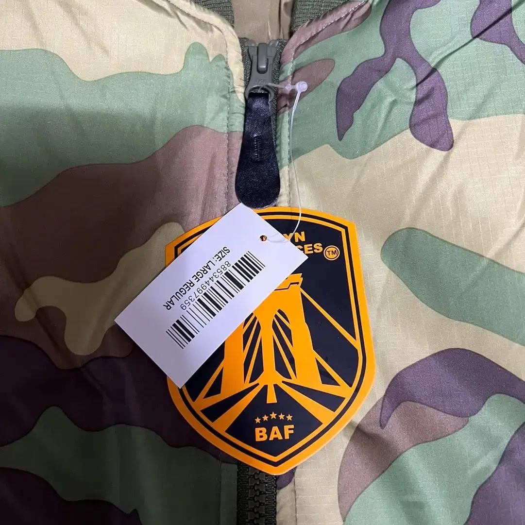 BAF MA-1 우드랜드 항공점퍼 M L  XL