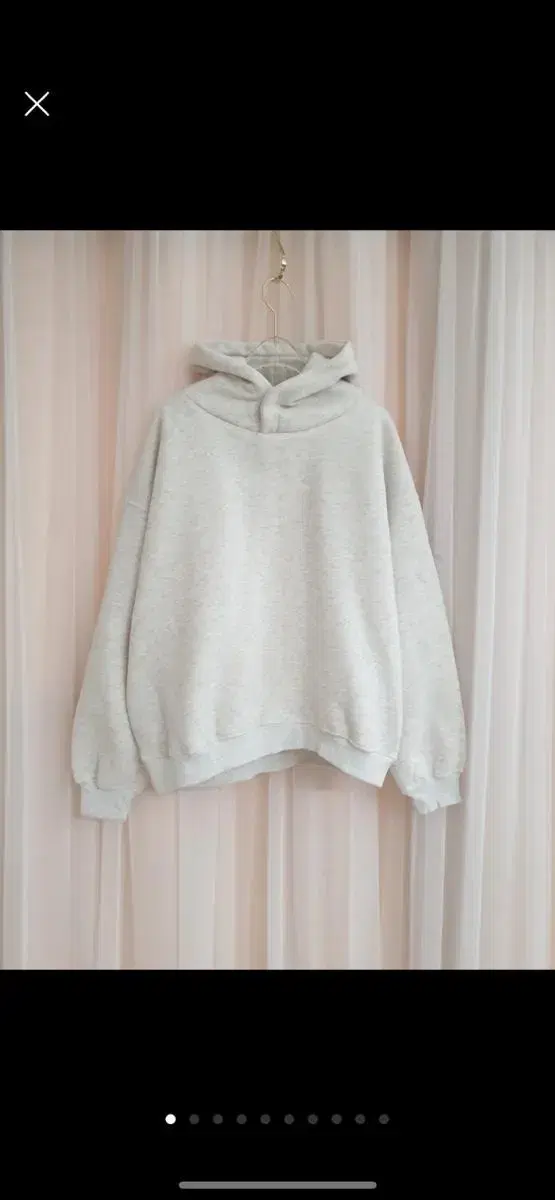 Pockets ticking brushed hooded top 55-88 [New].