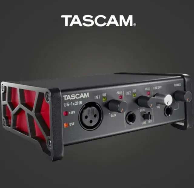 TASCAM US-1X2HR USB 오디오 인터페이스