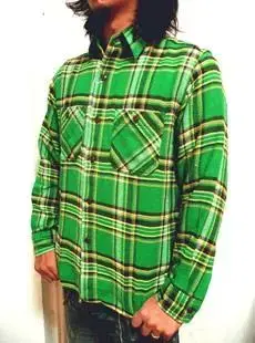 [100] Sugar Cane Twill Check Work Shirt