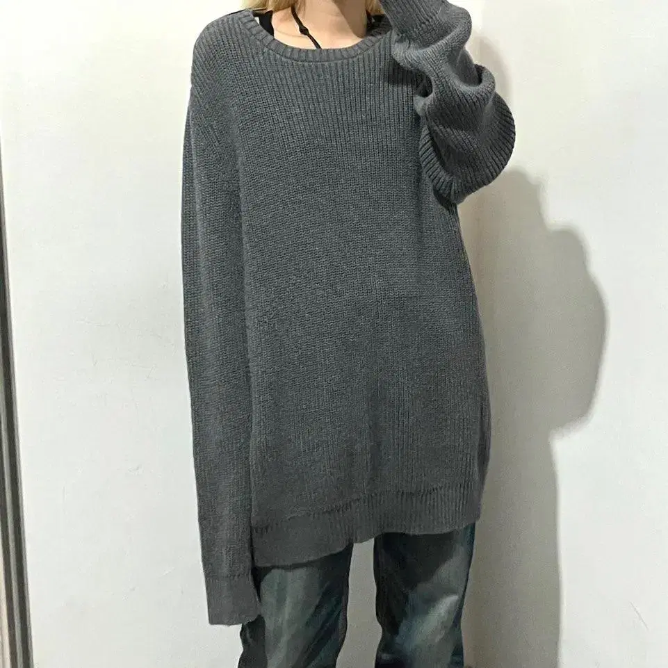 Calvin Klein jin Off-the-shoulder wool knit