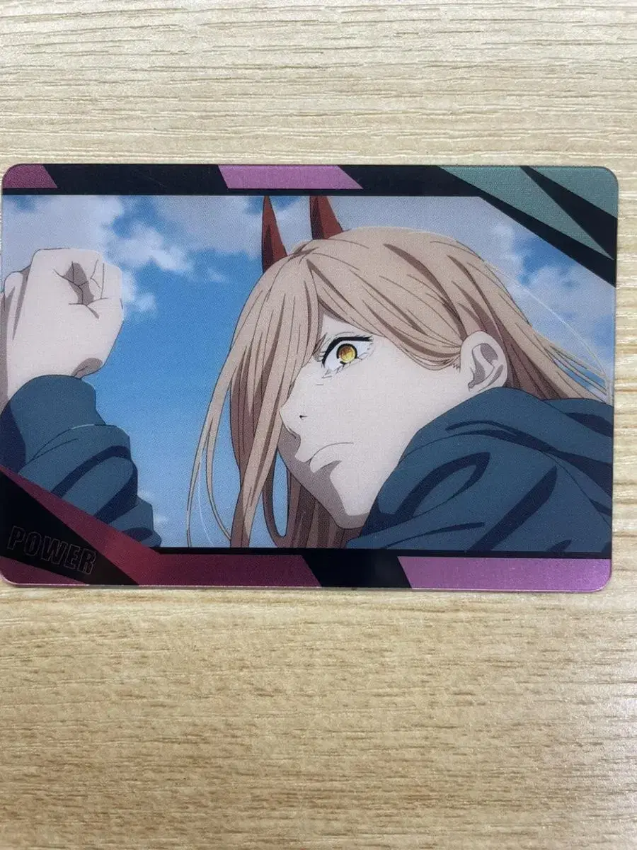 !!Cooler Discount!! Chainsaw Man Power Metal Card