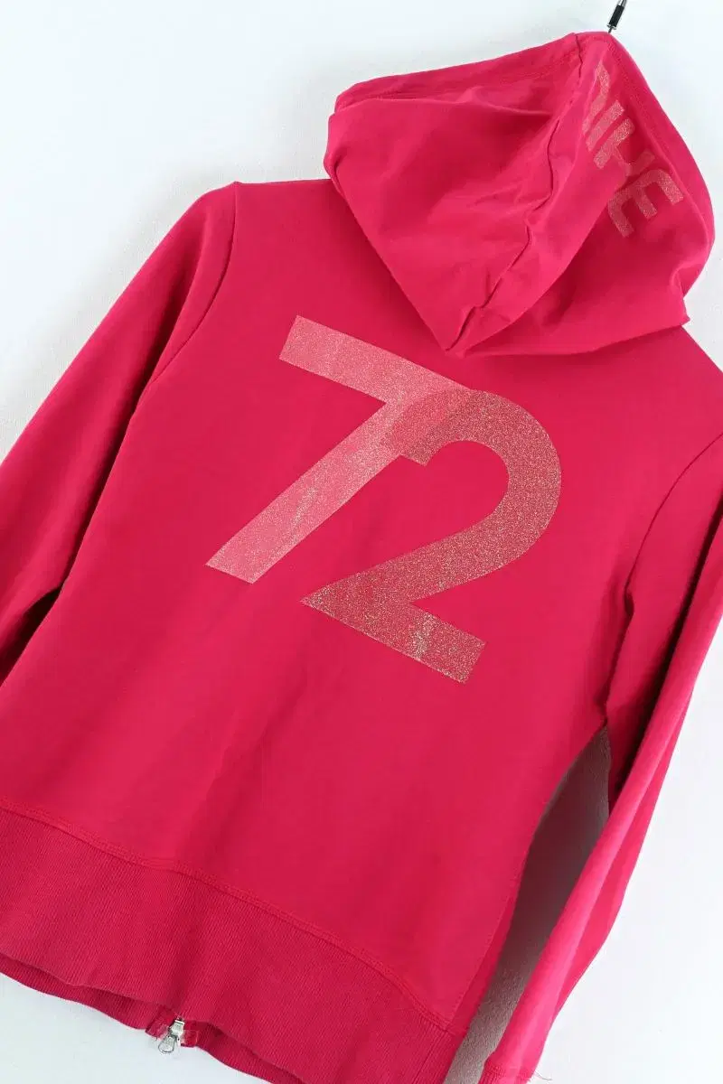 W(L) Nike Hoodie Zip-Up Magenta Unique Old School-A0B3