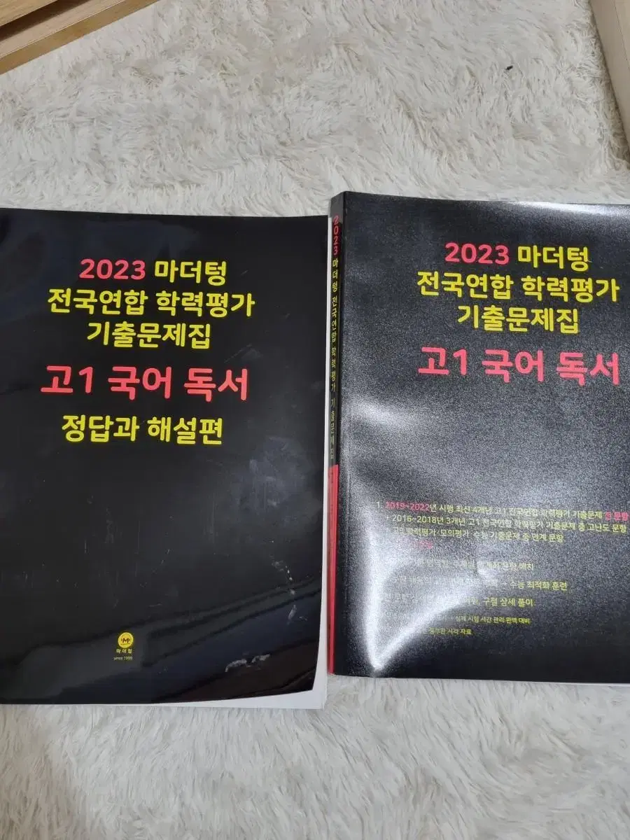 마더텅 국어 독서 고1 기출 새 책