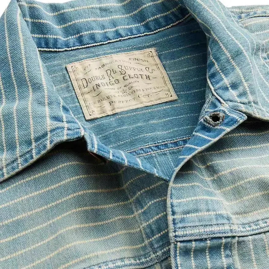 재입고 특가!!RRL Indigo Striped Twill Jacket