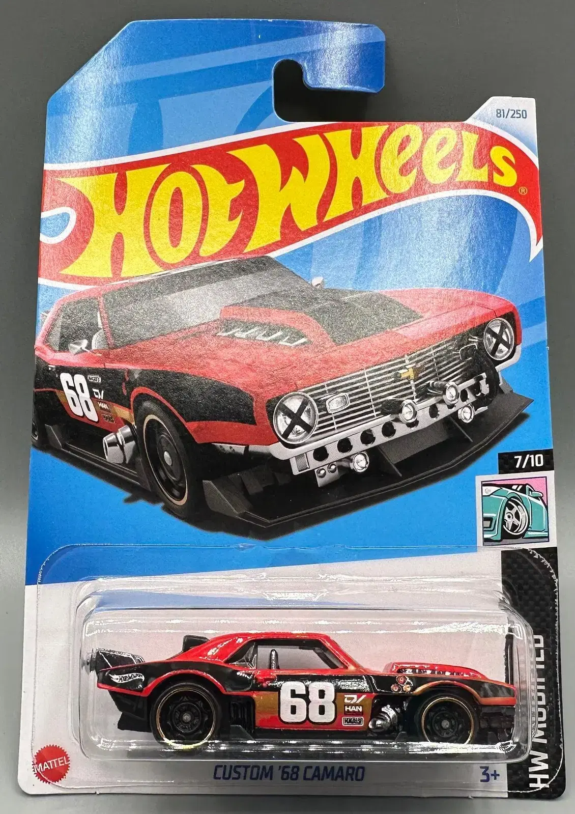 핫휠hot wheels 커스텀 68 카마로 레드 미개봉 새상품