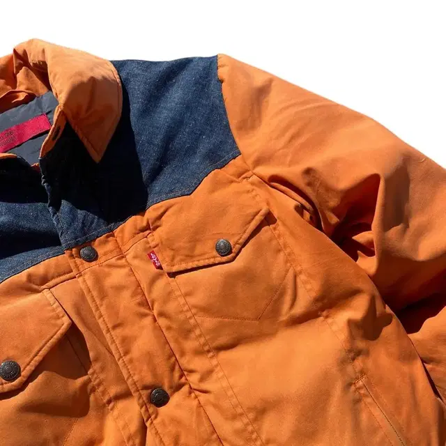 vintage levis western down jacket