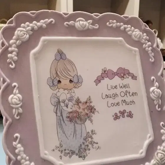 precious moments plaque