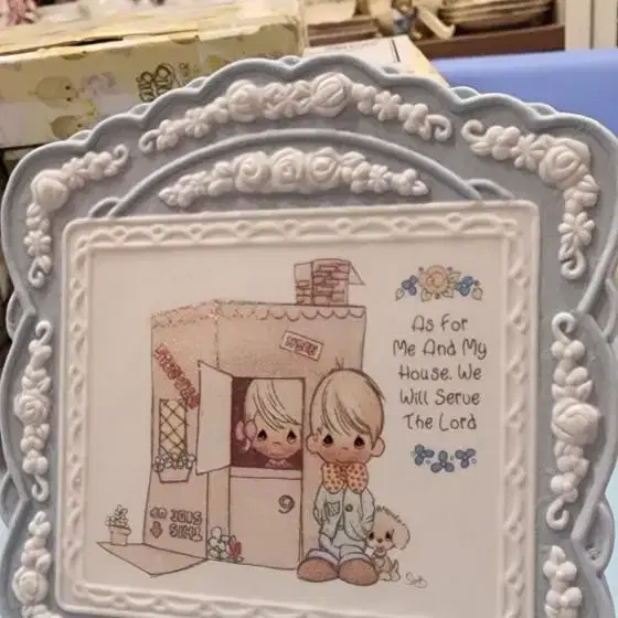 precious moments plaque