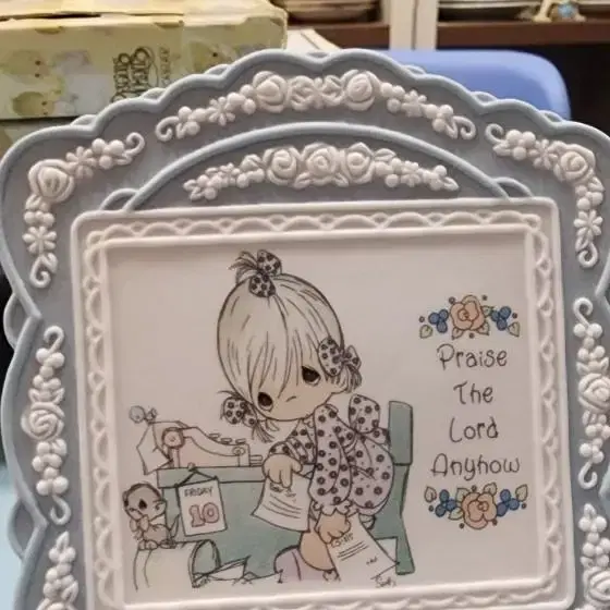 precious moments plaque