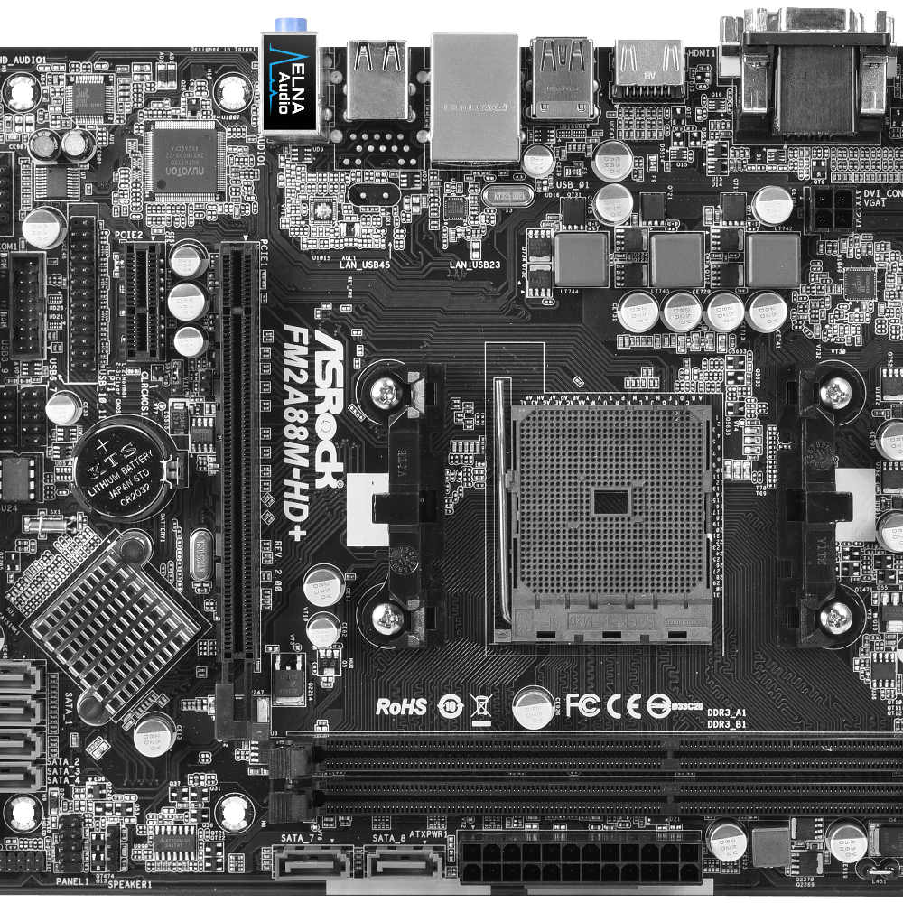 A10-7700K+ASRock FM2A88M-HD+ R2.0 (FM2+)