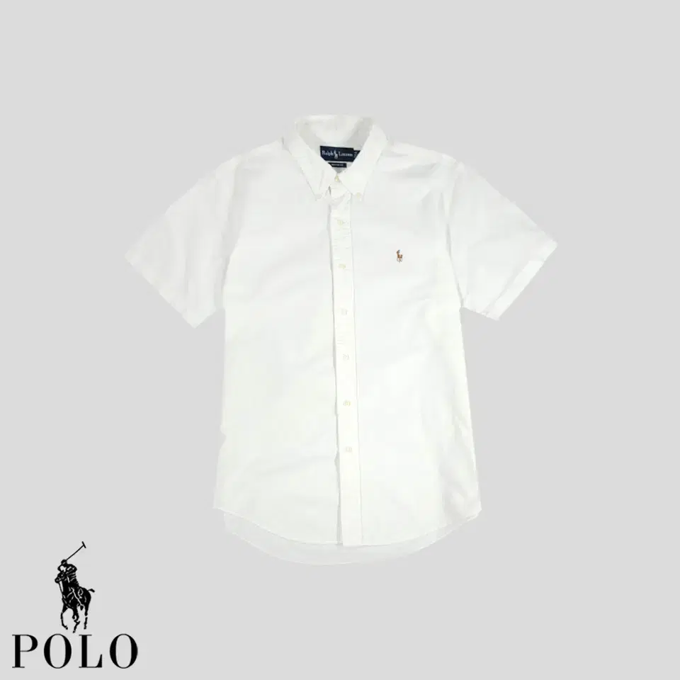 Polo Ralph Lauren White Multipony Custom Fit Cotton100 Oxford Cityboy Ameca