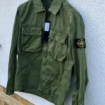 (M) StoneIsland 카키 가먼츠워싱