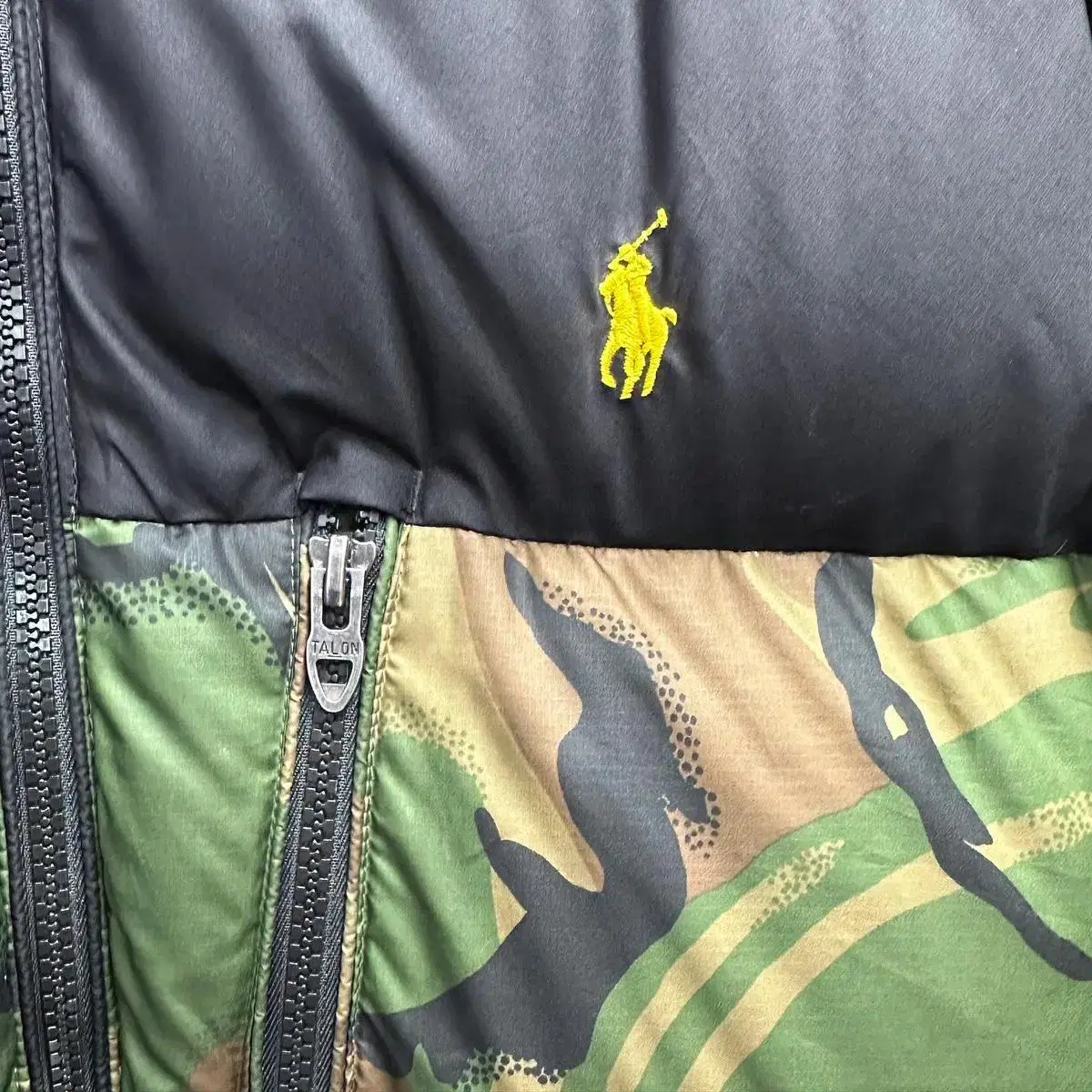 polo camo down jk 폴로 카모 다운 패딩