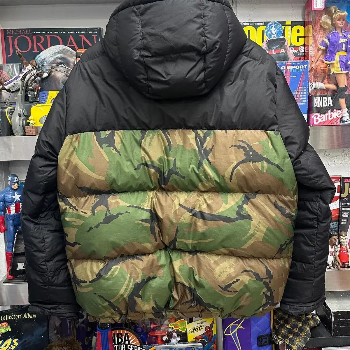 polo camo down jk 폴로 카모 다운 패딩