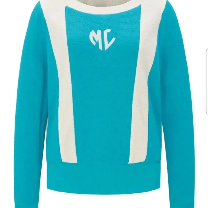 미러레이크 point sweat shirt blue