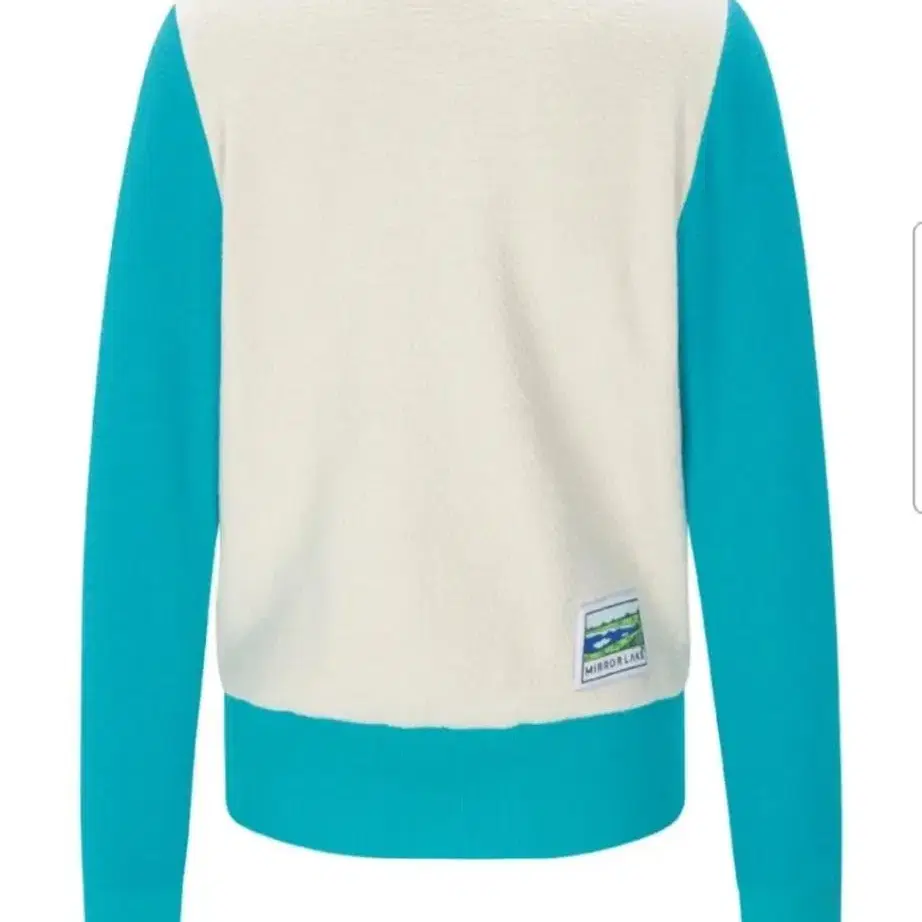 미러레이크 point sweat shirt blue