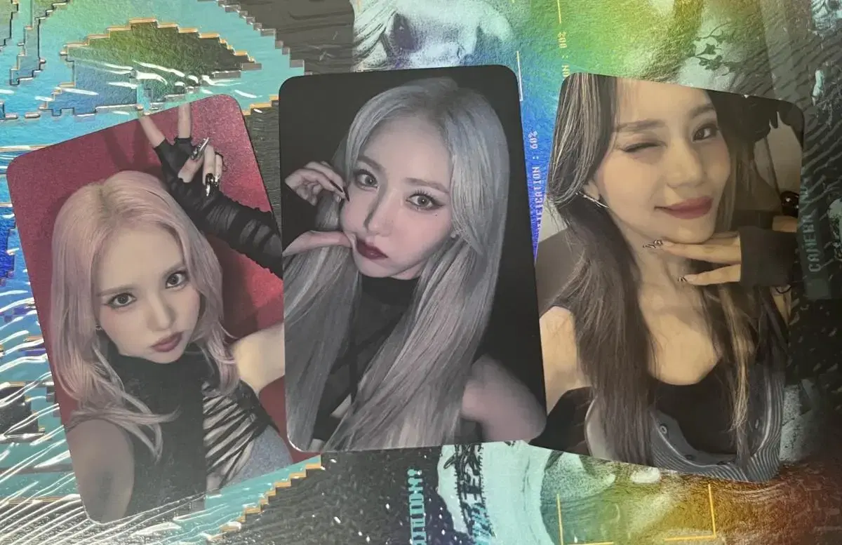 비비지 데일리덕 마지막영통 개인ver unreleased photocard 분철