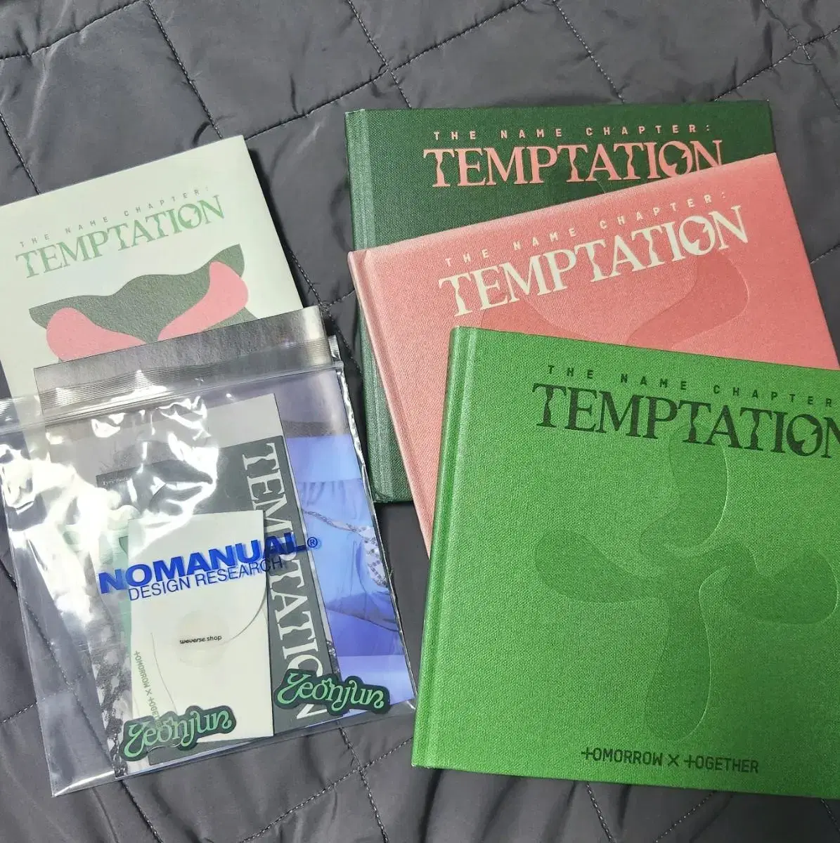 TXT Temptation unsealed album 5set (with pre-order benefits)