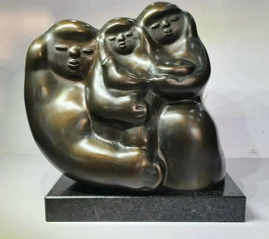 화목한 가족당진 김창희 브론즈.1985년