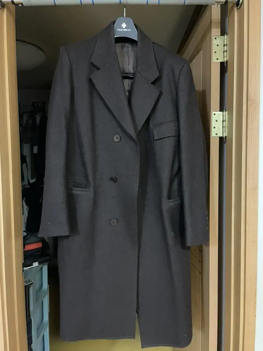 Numare Double Panel Brown Coat