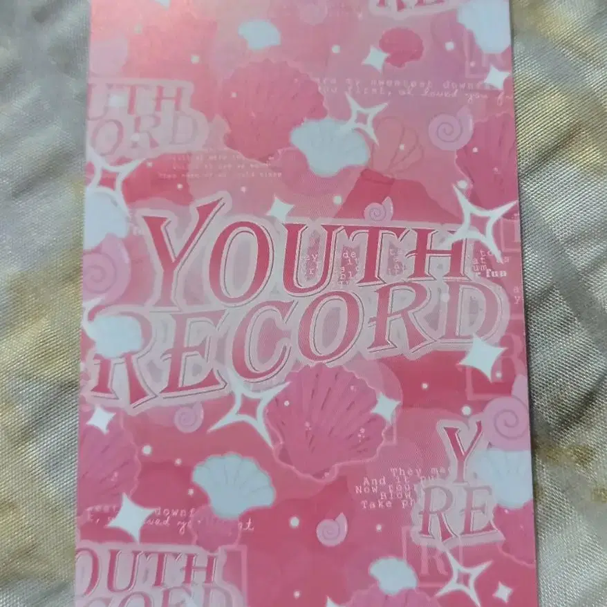 아이브 원영 비공굿 Youth record 양면 포카