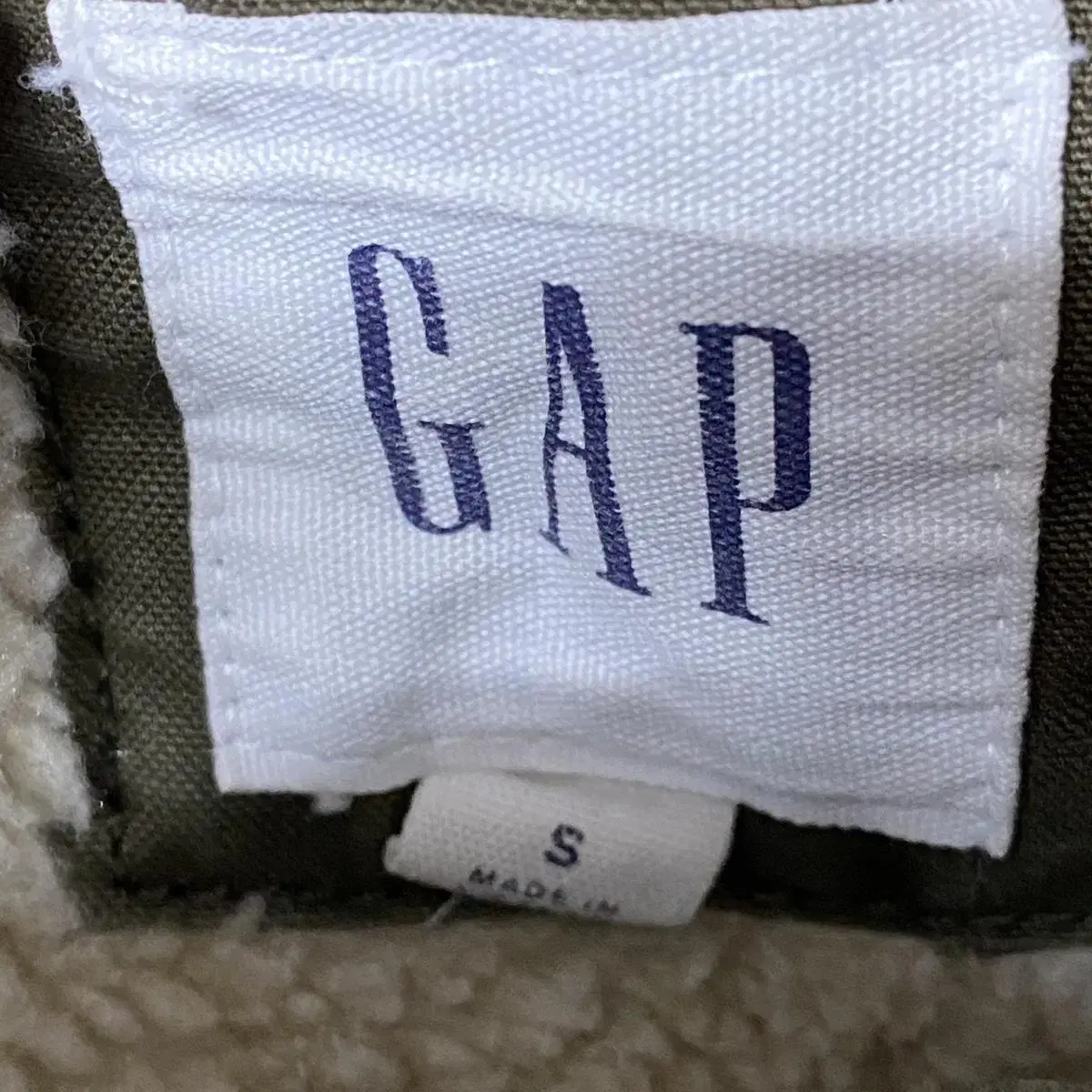 GAP 빈티지 카키 야상자켓 S