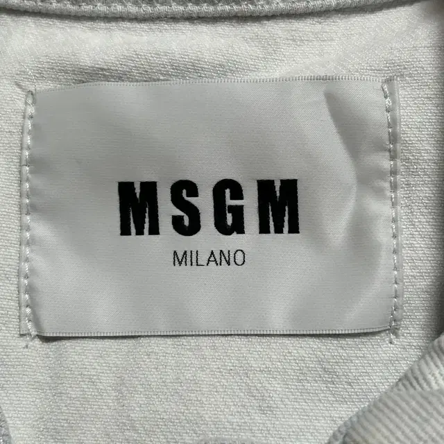 (매장판)MSGM 디테일 데님베스트(실측L)